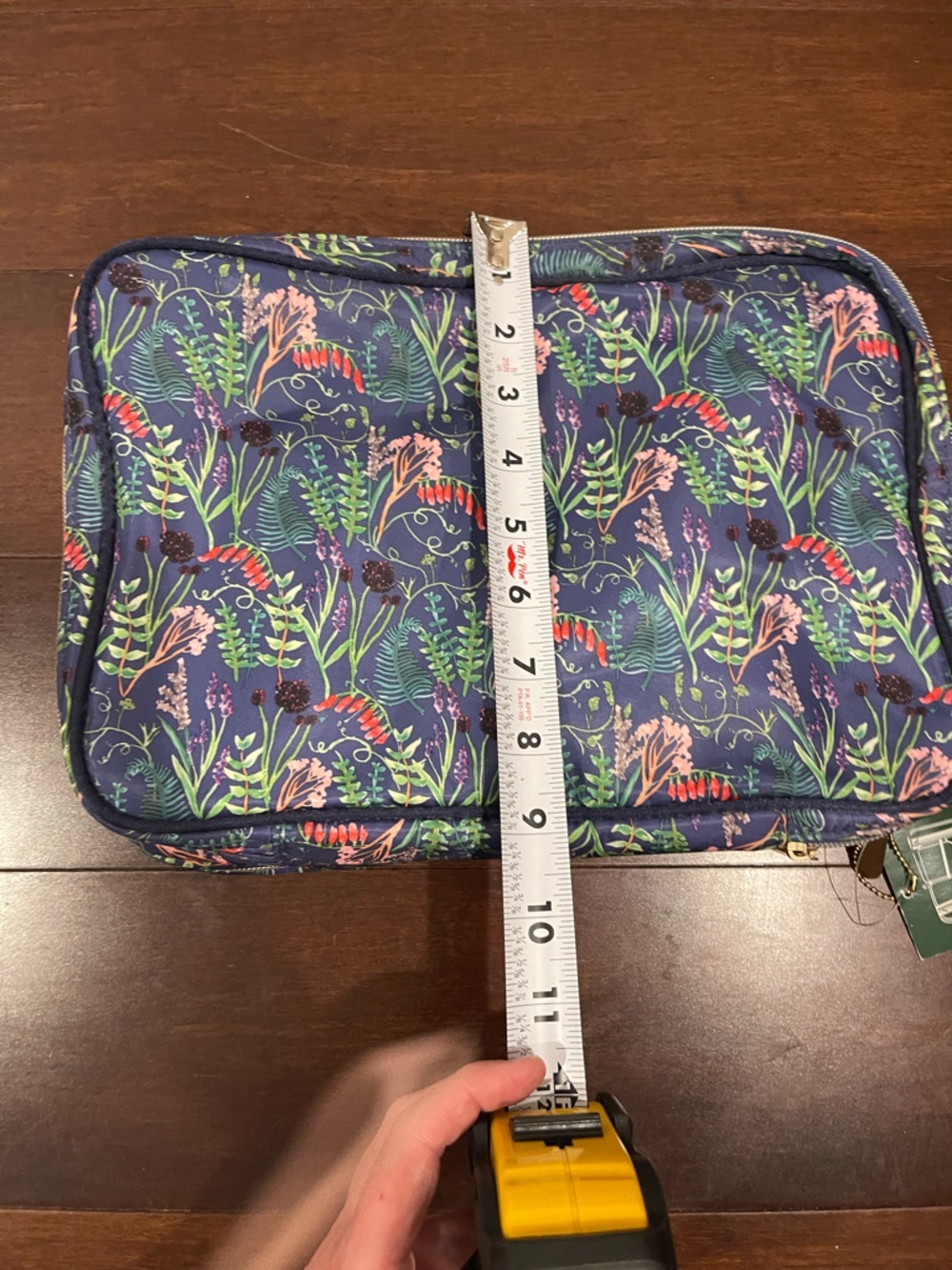 sonia kashuk blue travel makeup and toiletries bag floral nwt - Picture 8 of 8